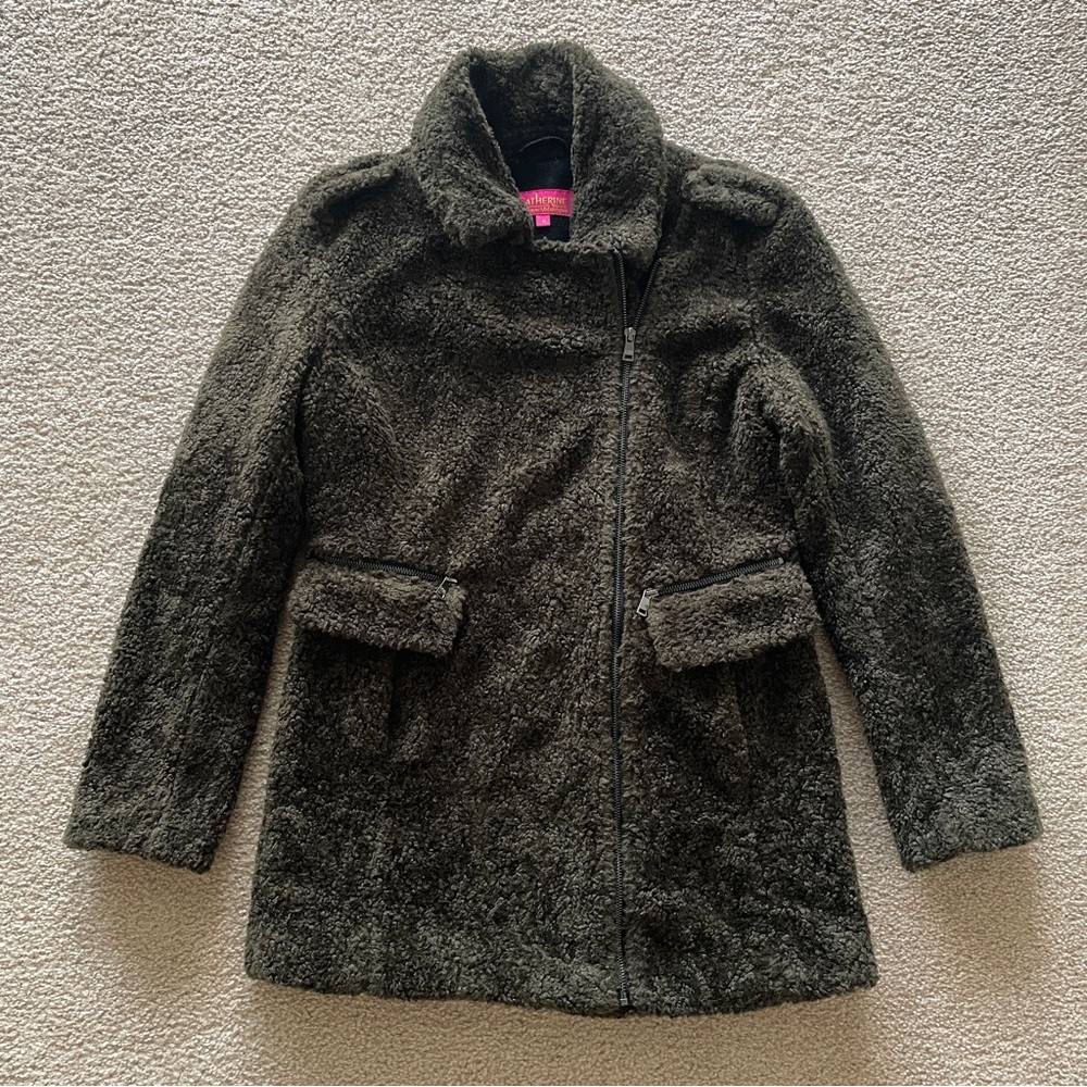 Catherine Catherine Malandrino Faux Fur Coat